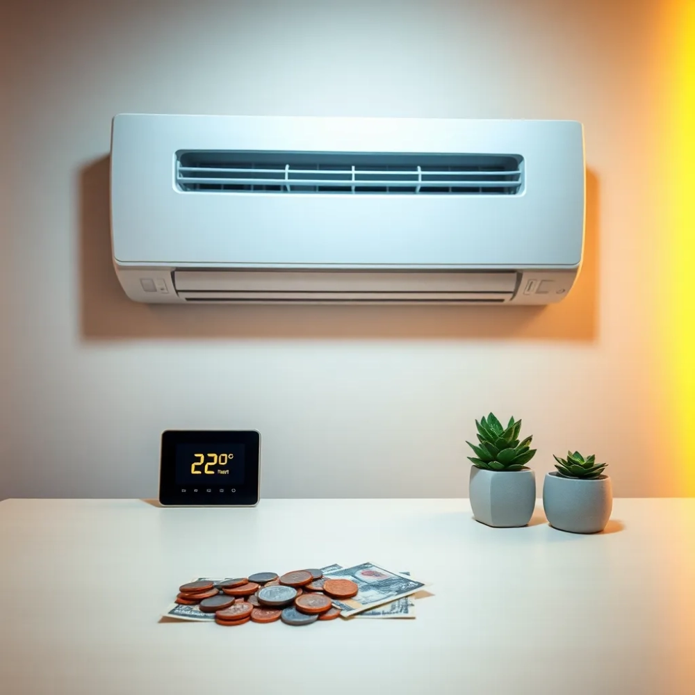 Miesięczny koszt ogrzewania klimatyzacją