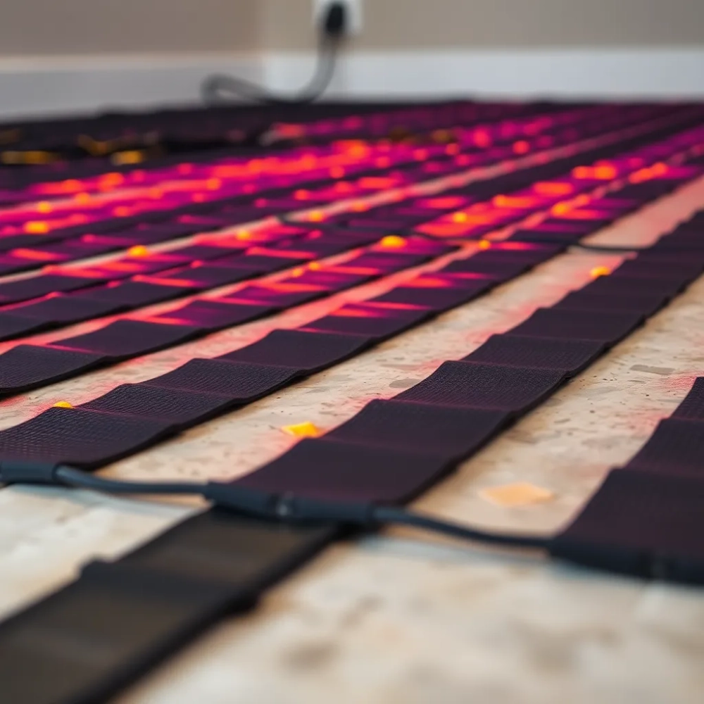 ogrzewanie podłogowe na podczerwień