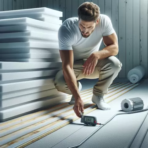 Jaka grubość styropianu pod ogrzewanie podłogowe na piętrze