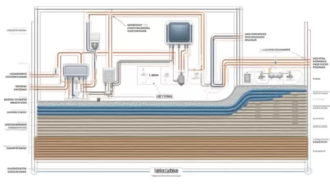 Ogrzewanie podłogowe schemat