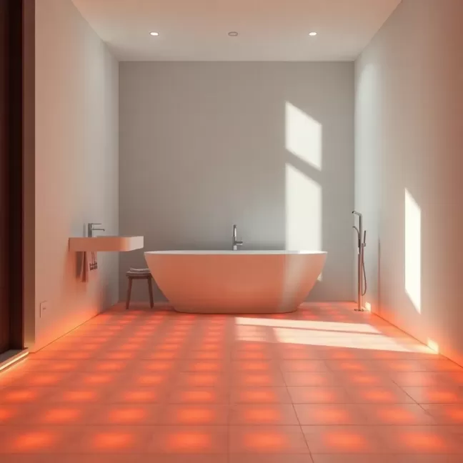 ogrzewanie podłogowe w łazience