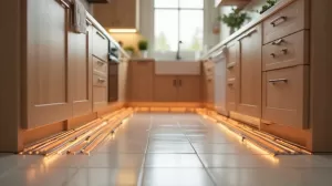 ogrzewanie podlogowe pod meblami w kuchni
