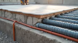 Płyta fundamentowa z ogrzewaniem podłogowym
