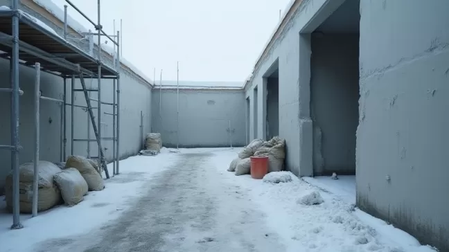 Tynki na zimę bez ogrzewania